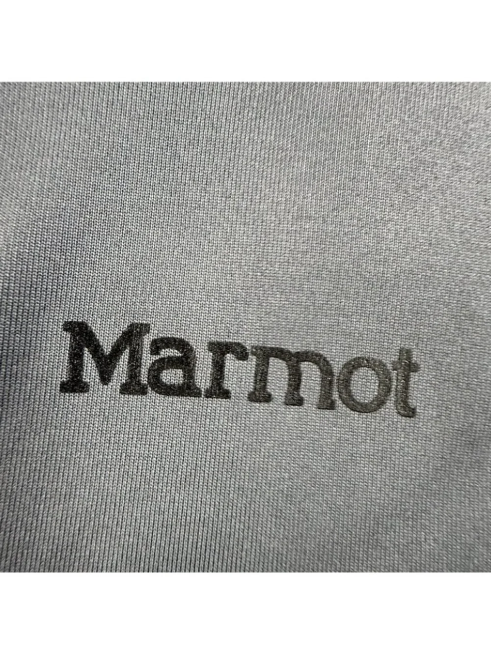 Marmot Polartec Jacket Mens Large Gray Hooded Softshell Fleece Full Zip Hiking